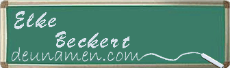 Elke Beckert Visitenkarte